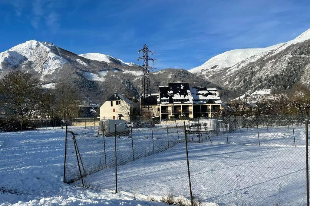 Studio neuf St Lary 10 min à pied Vielle-Aure Extérieur photo