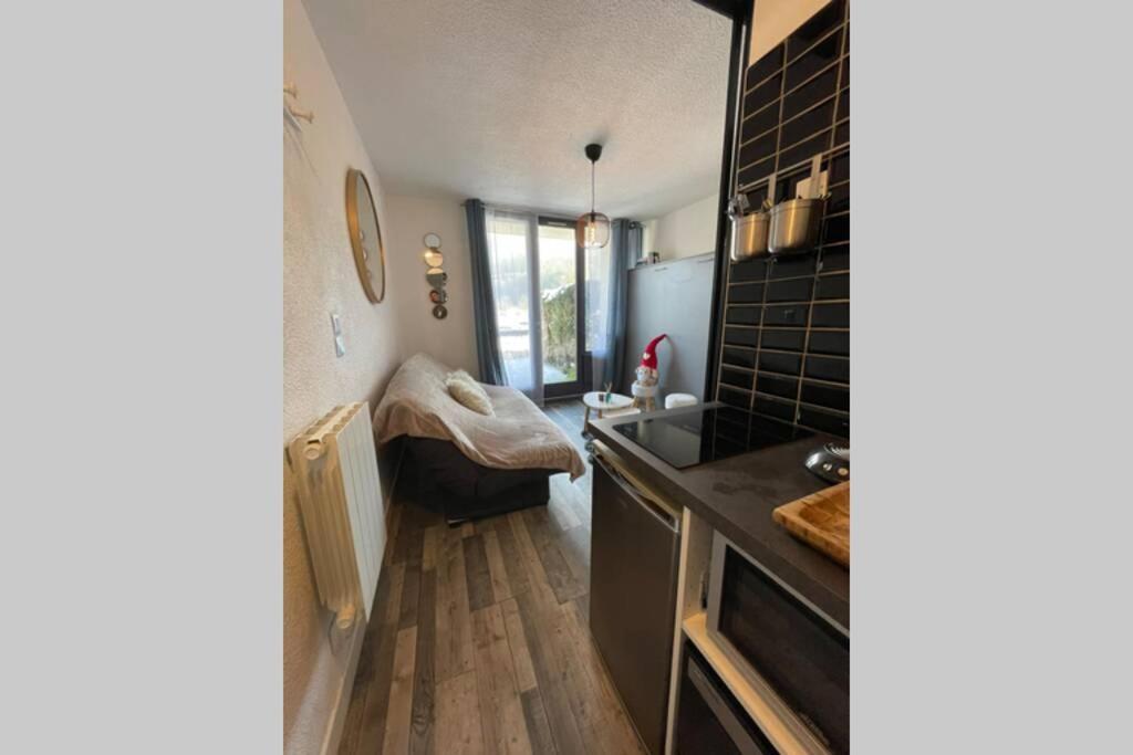Studio neuf St Lary 10 min à pied Vielle-Aure Extérieur photo
